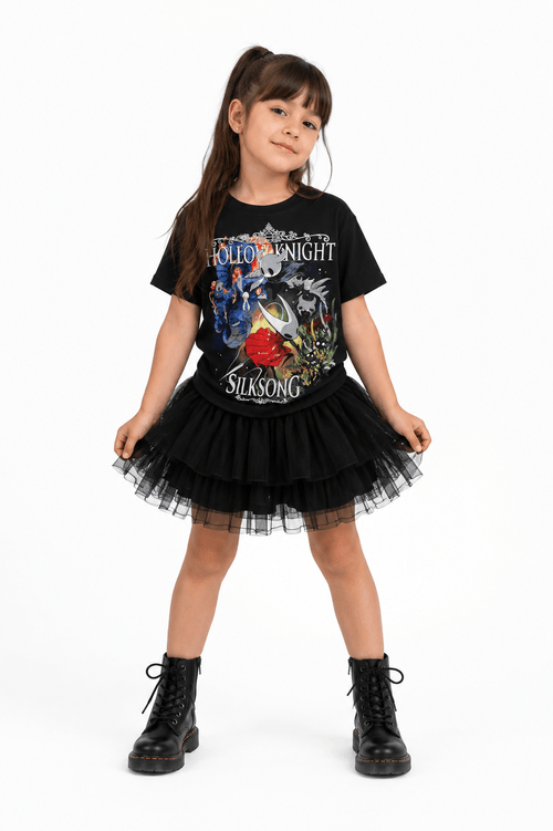 Polera Hollow Knight SilkSong KIDS - amplitudmodulada