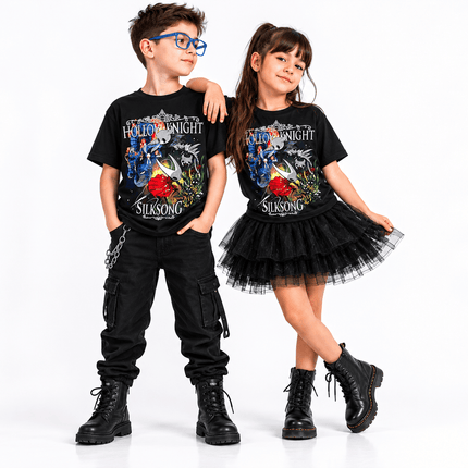 Polera Hollow Knight SilkSong KIDS - amplitudmodulada