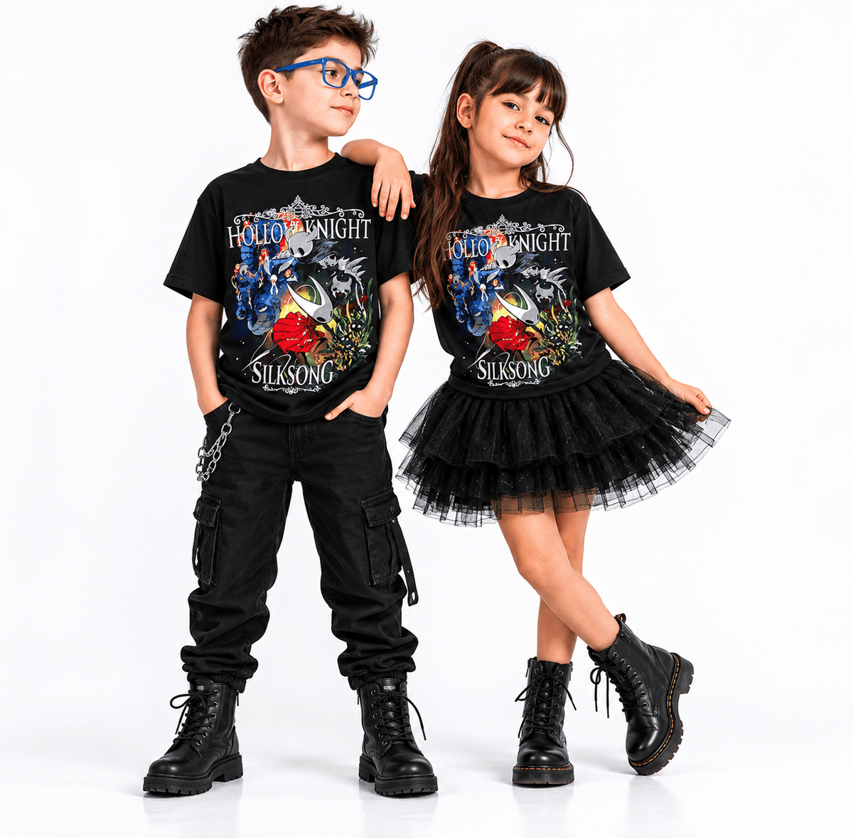 Polera Hollow Knight SilkSong KIDS - amplitudmodulada