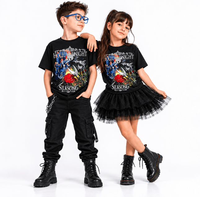Polera Hollow Knight SilkSong KIDS - amplitudmodulada