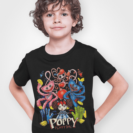 Polera Huggy Wuggy Poppy Kids - amplitudmodulada