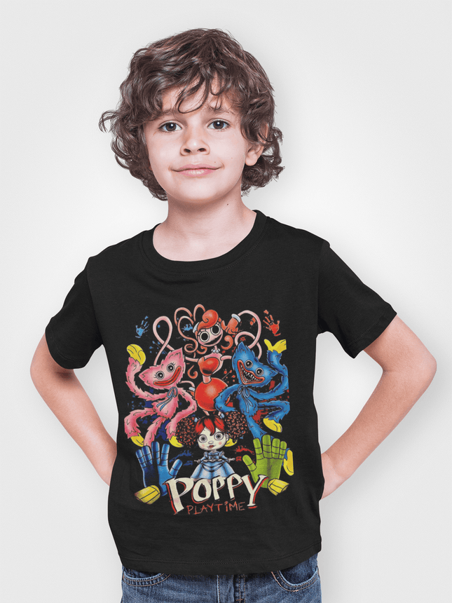 Polera Huggy Wuggy Poppy Kids - amplitudmodulada