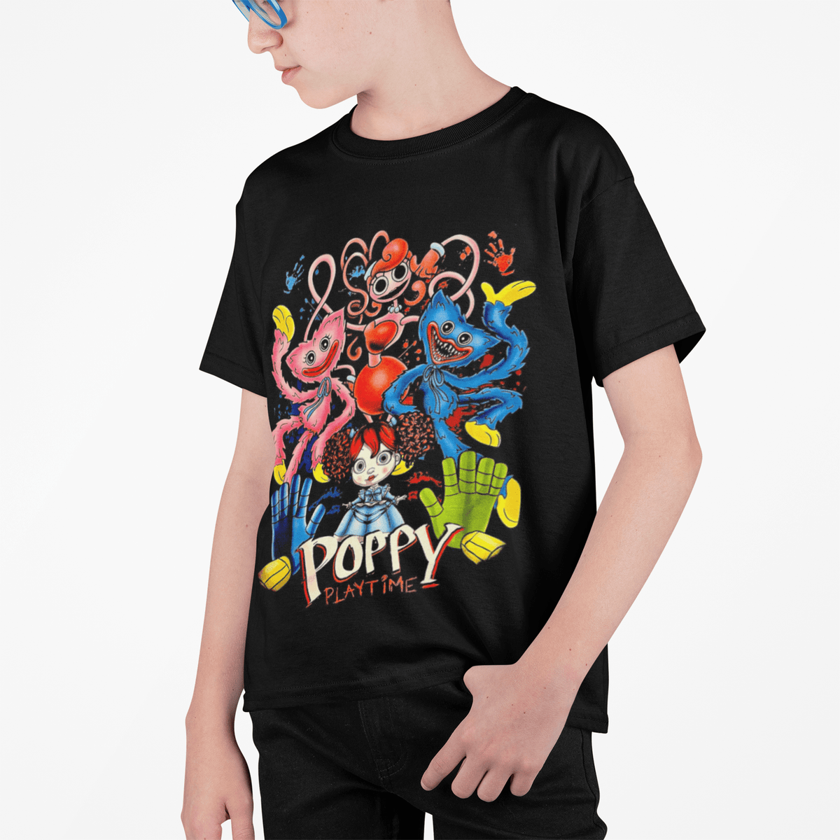 Polera Huggy Wuggy Poppy Kids - amplitudmodulada