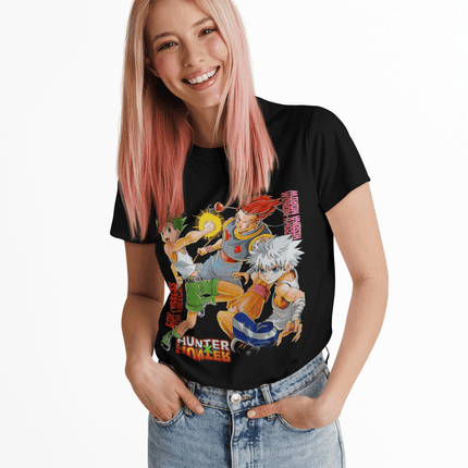 Polera Hunter X Hunter Personajes - amplitudmodulada