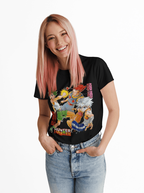 Polera Hunter X Hunter Personajes - amplitudmodulada