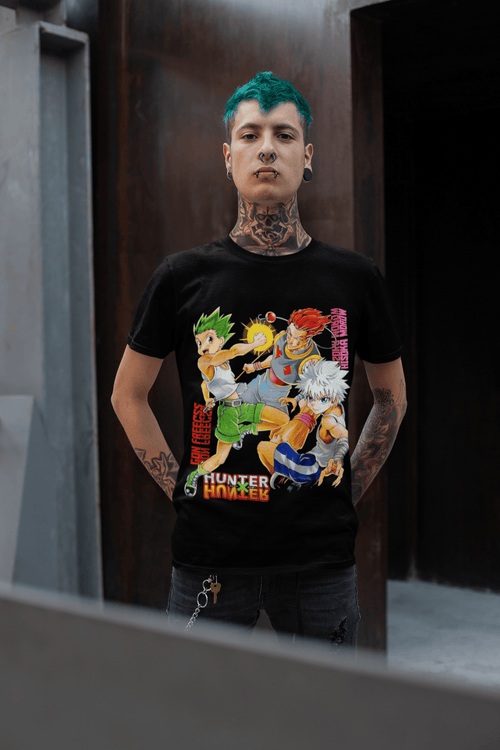 Polera Hunter X Hunter Personajes - amplitudmodulada