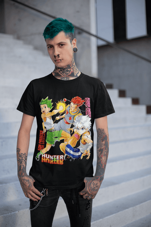 Polera Hunter X Hunter Personajes - amplitudmodulada