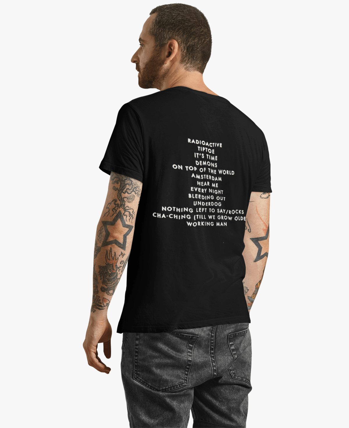 Polera Imagine Dragons night visions - amplitudmodulada