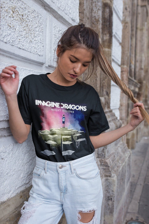 Polera Imagine Dragons night visions - amplitudmodulada