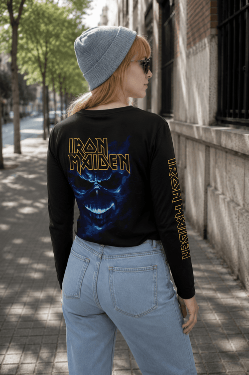 Polera Iron Maiden Beast Of The Beast Manga Larga - amplitudmodulada