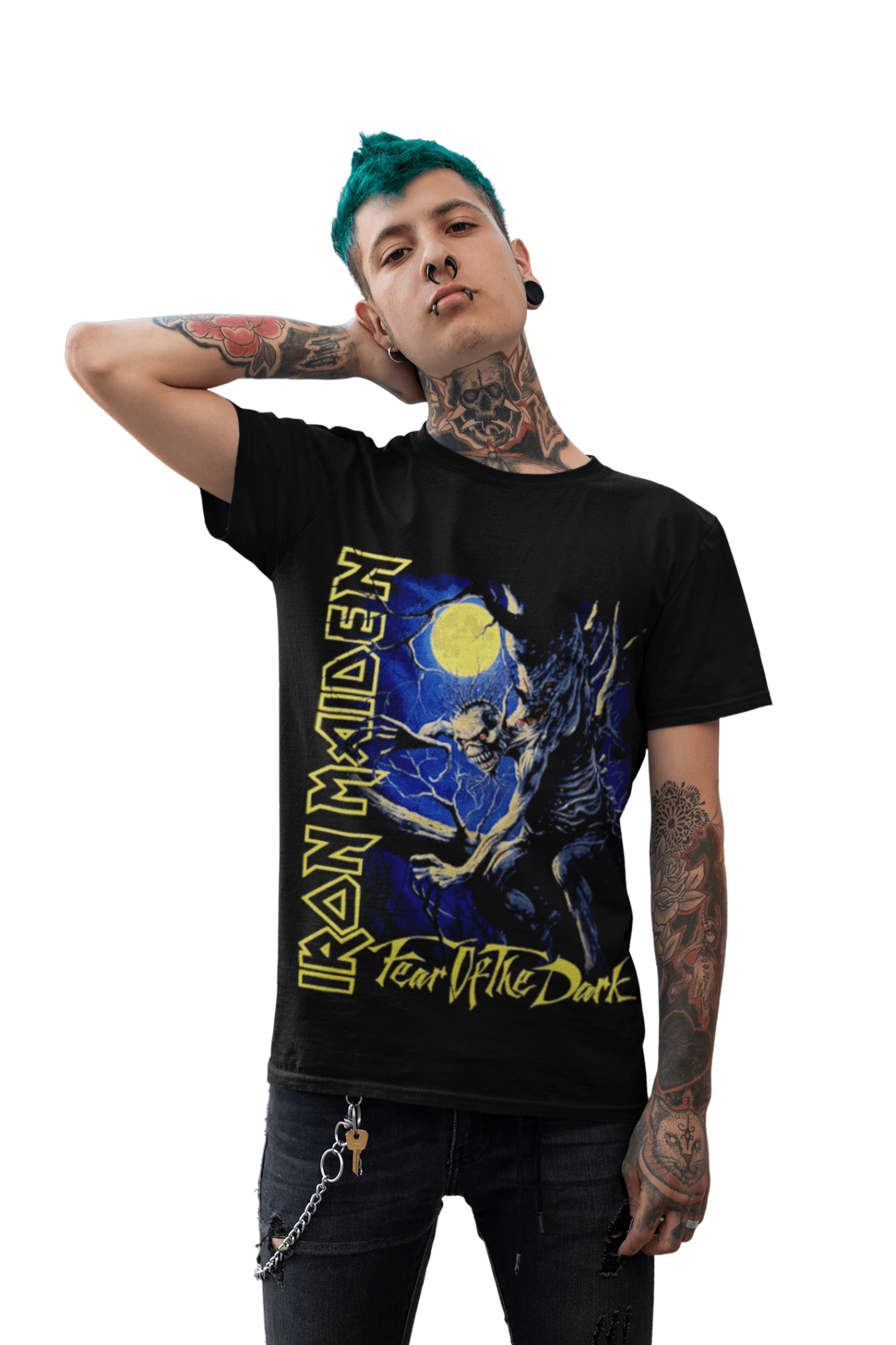 Polera Iron Maiden Fear Of The Dark - amplitudmodulada