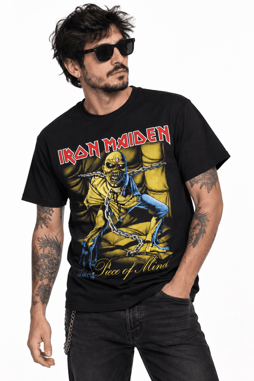 Polera Iron Maiden Piece of Mind - amplitudmodulada
