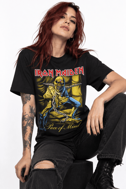 Polera Iron Maiden Piece of Mind - amplitudmodulada