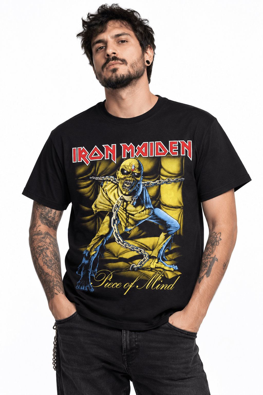 Polera Iron Maiden Piece of Mind - amplitudmodulada