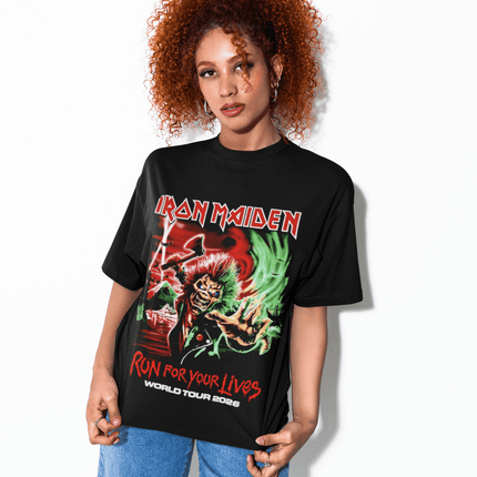 Polera Iron Maiden Run For Your Lives - amplitudmodulada