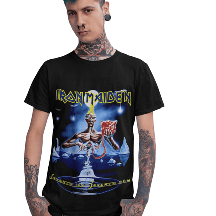 Polera Iron Maiden seventh son of a seventh son - amplitudmodulada