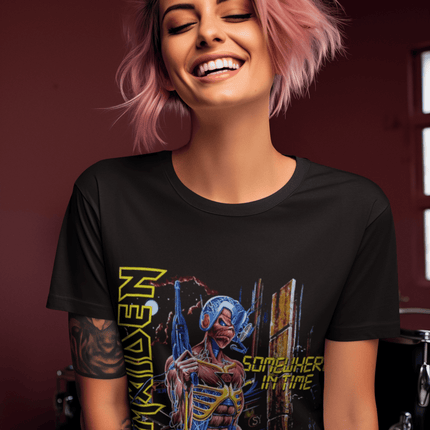 Polera Iron Maiden Somewhere in time - amplitudmodulada