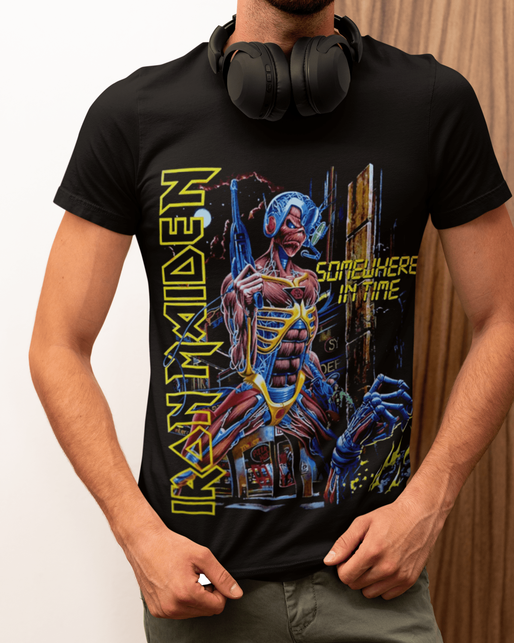 Polera Iron Maiden Somewhere in time - amplitudmodulada