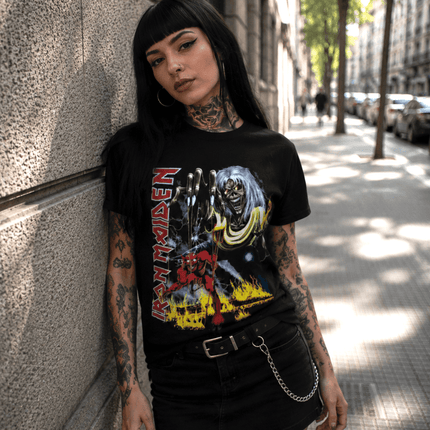 Polera Iron Maiden The Number Of The Beast - amplitudmodulada
