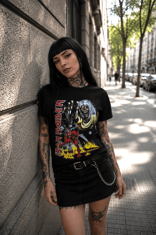 Polera Iron Maiden The Number Of The Beast - amplitudmodulada
