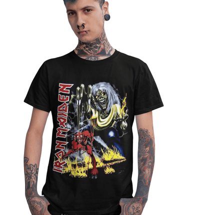 Polera Iron Maiden The Number Of The Beast - amplitudmodulada