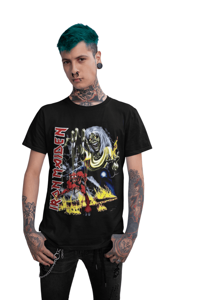 Polera Iron Maiden The Number Of The Beast - amplitudmodulada
