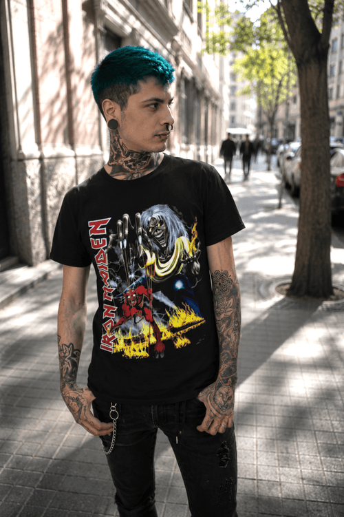 Polera Iron Maiden The Number Of The Beast - amplitudmodulada