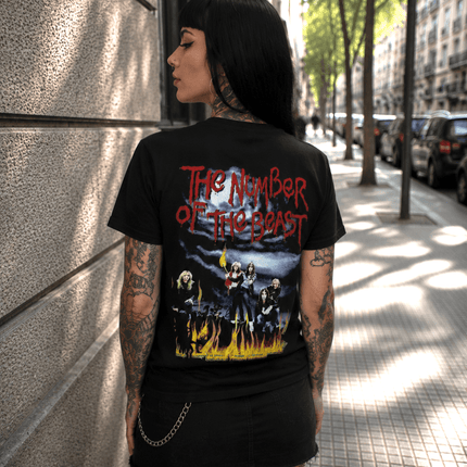 Polera Iron Maiden The Number Of The Beast - amplitudmodulada