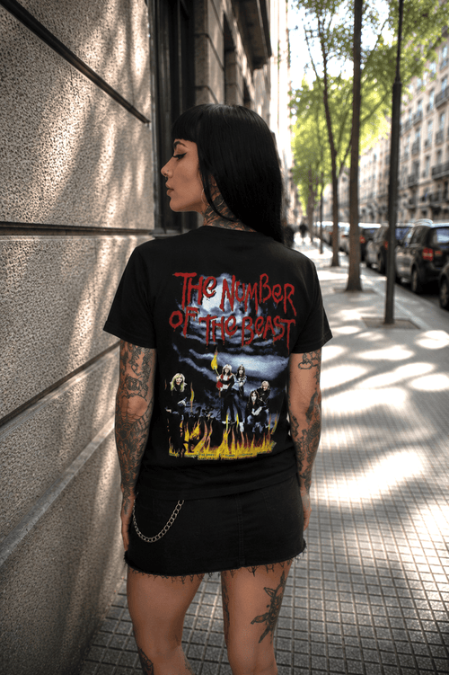 Polera Iron Maiden The Number Of The Beast - amplitudmodulada