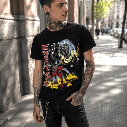 Polera Iron Maiden The Number Of The Beast - amplitudmodulada