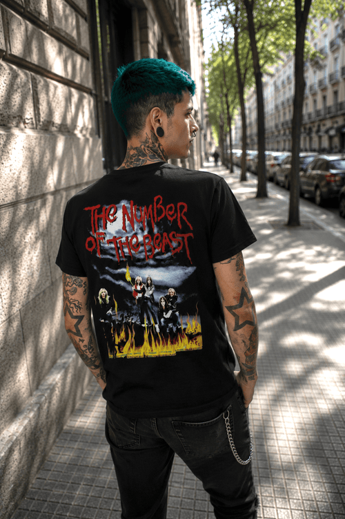 Polera Iron Maiden The Number Of The Beast - amplitudmodulada