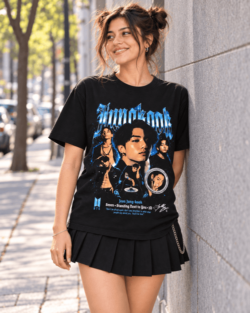 Polera Jungkook BTS – Seven, Standing Next to You y 3D - amplitudmodulada