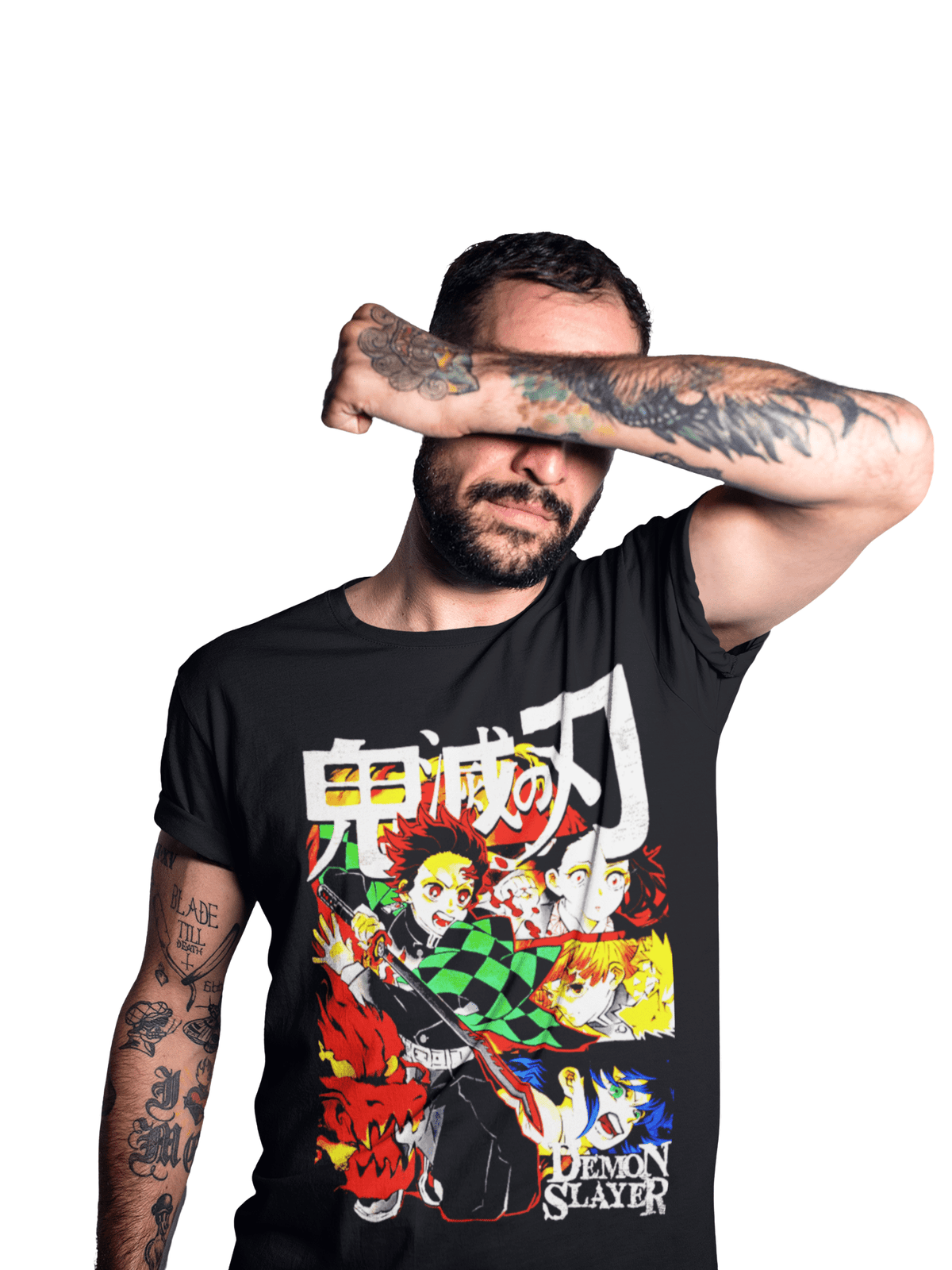 polera Kimetsu no Yaiba personajes - amplitudmodulada