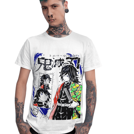 Poleras kimetsu no yaiba blanca - amplitudmodulada