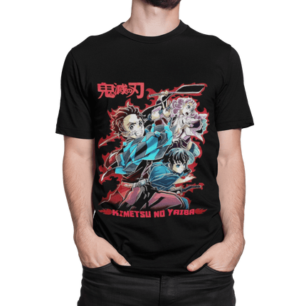 polera kimetsu no yaiba tanjiro, tokito y mitsuri - amplitudmodulada