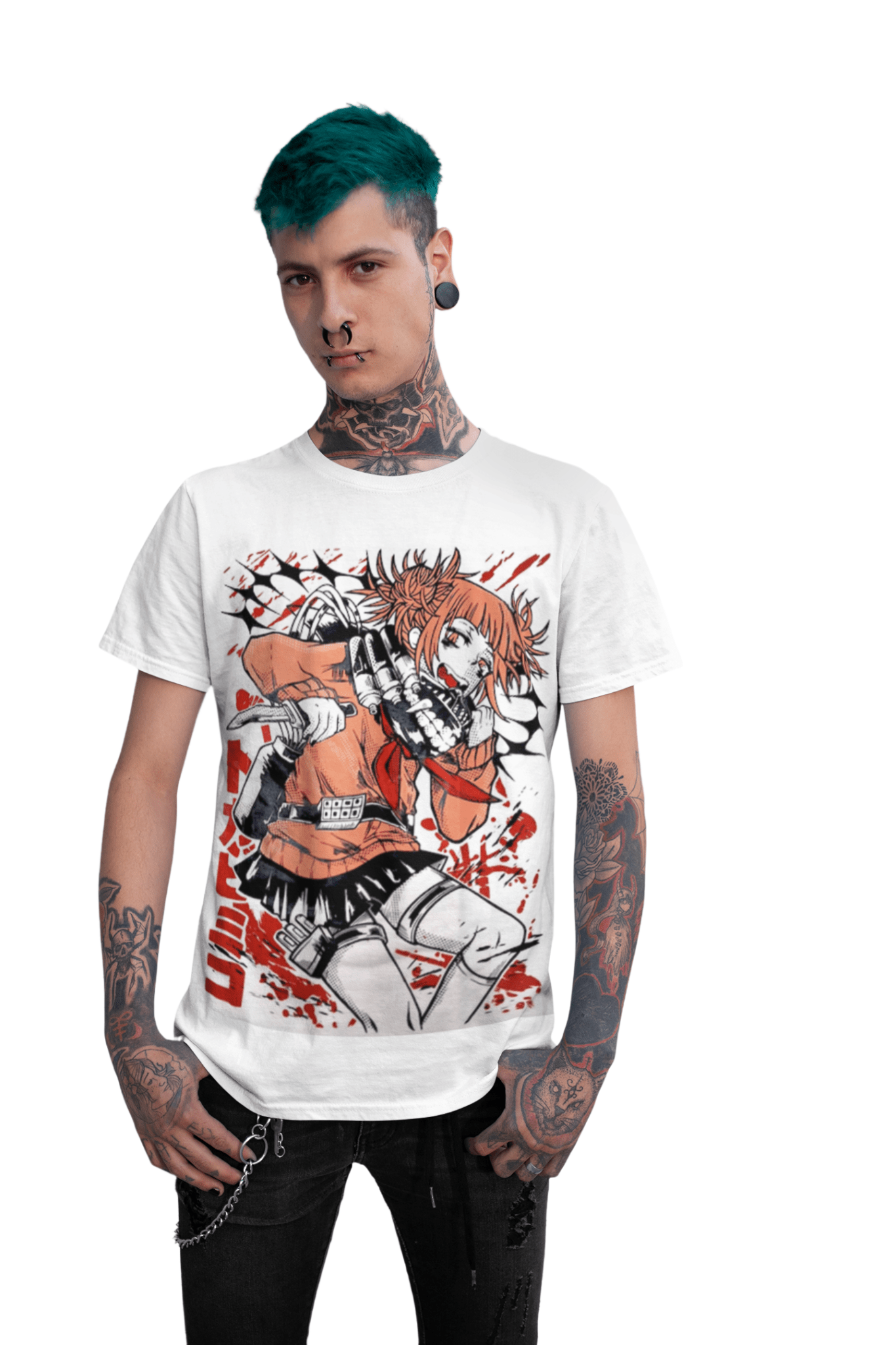 Poleras kimetsu no yaiba blanca - amplitudmodulada