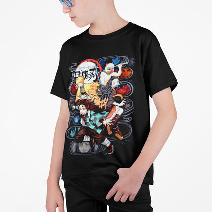 Polera Kimetsu No Yaiba 3 KIDS - amplitudmodulada