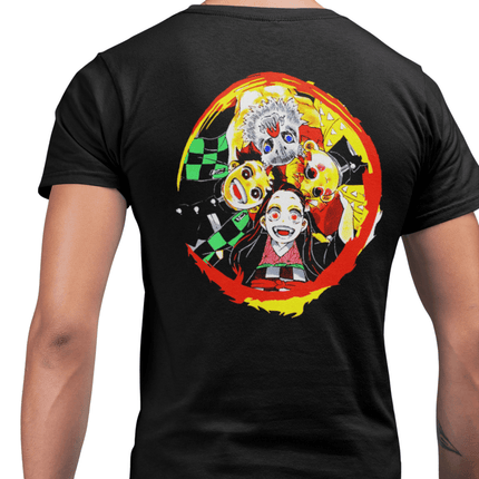 polera Kimetsu no Yaiba personajes - amplitudmodulada