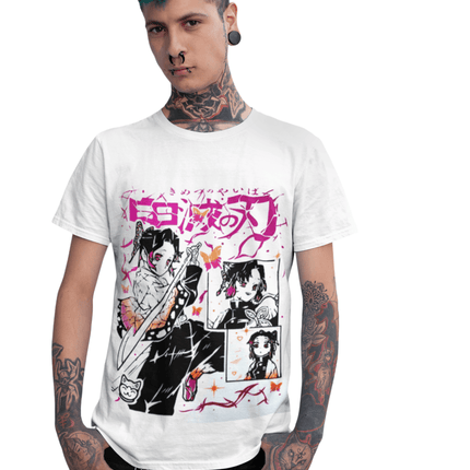 Poleras kimetsu no yaiba blanca - amplitudmodulada