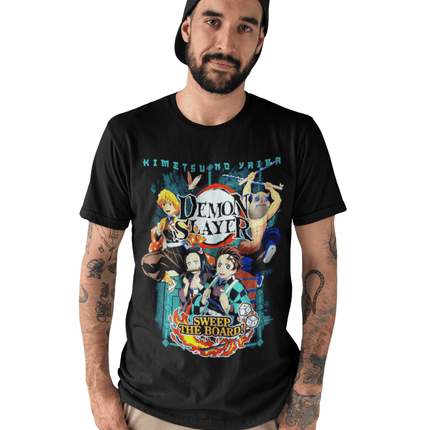Polera Kimetsu No Yaiba Sweep the Board! - amplitudmodulada