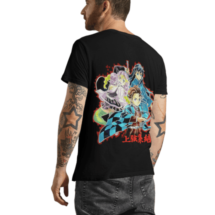 polera kimetsu no yaiba tanjiro, tokito y mitsuri - amplitudmodulada