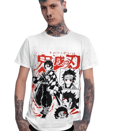 Poleras kimetsu no yaiba blanca - amplitudmodulada
