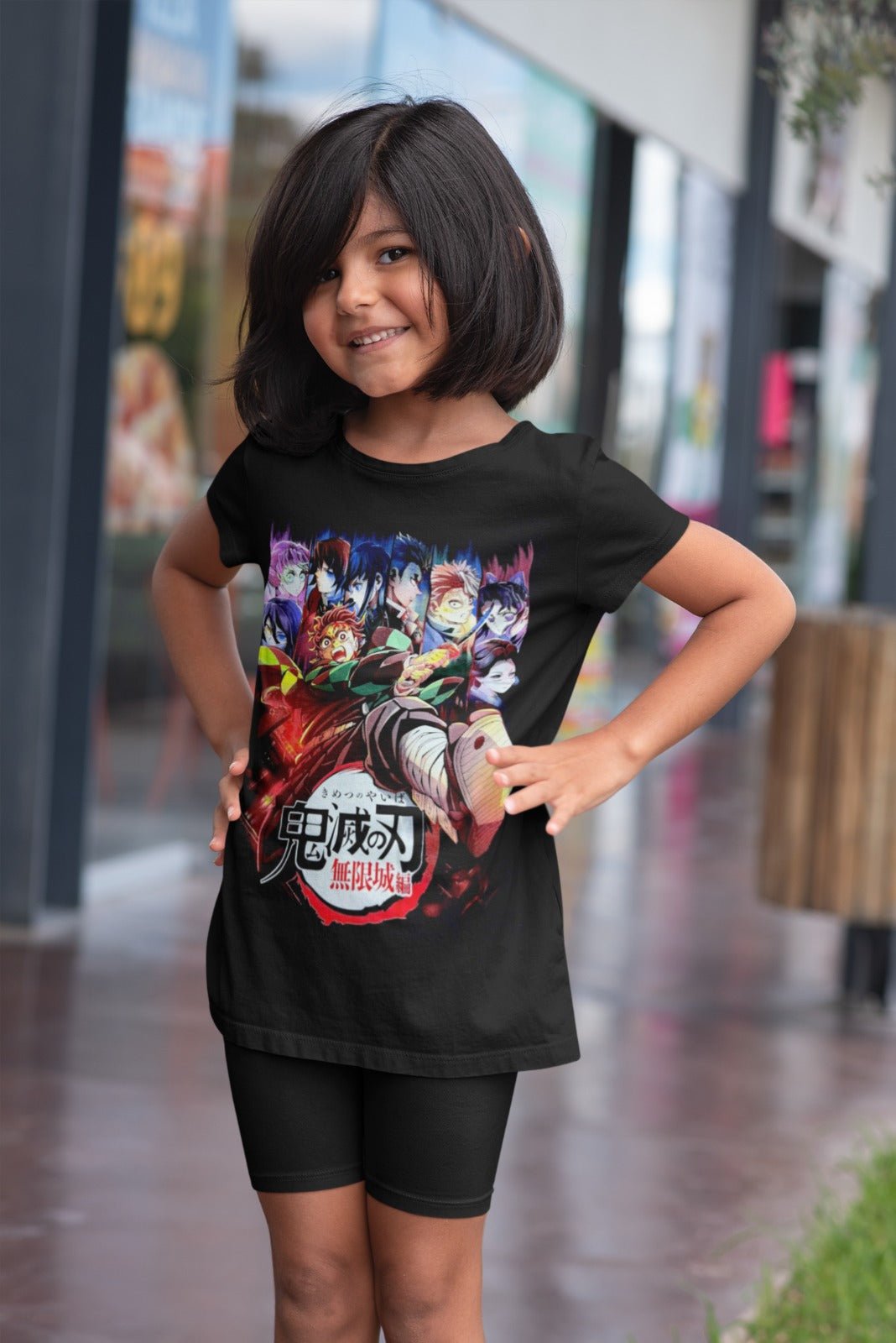Polera Kimetsu no Yaiba Castillo infinito KIDS - amplitudmodulada