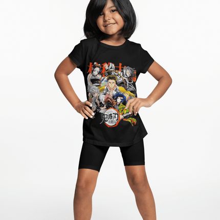 Polera Kimetsu No Yaiba Pilares KIDS - amplitudmodulada