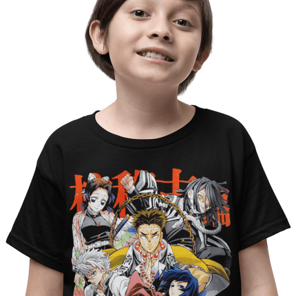Polera Kimetsu No Yaiba Pilares KIDS - amplitudmodulada