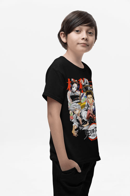Polera Kimetsu No Yaiba Pilares KIDS - amplitudmodulada