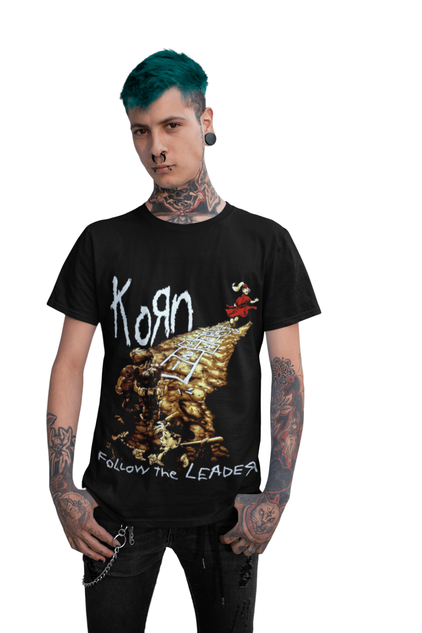Polera KORN Follow the Leader - amplitudmodulada