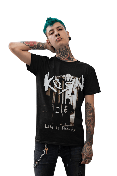 Polera KORN life is peachy - amplitudmodulada
