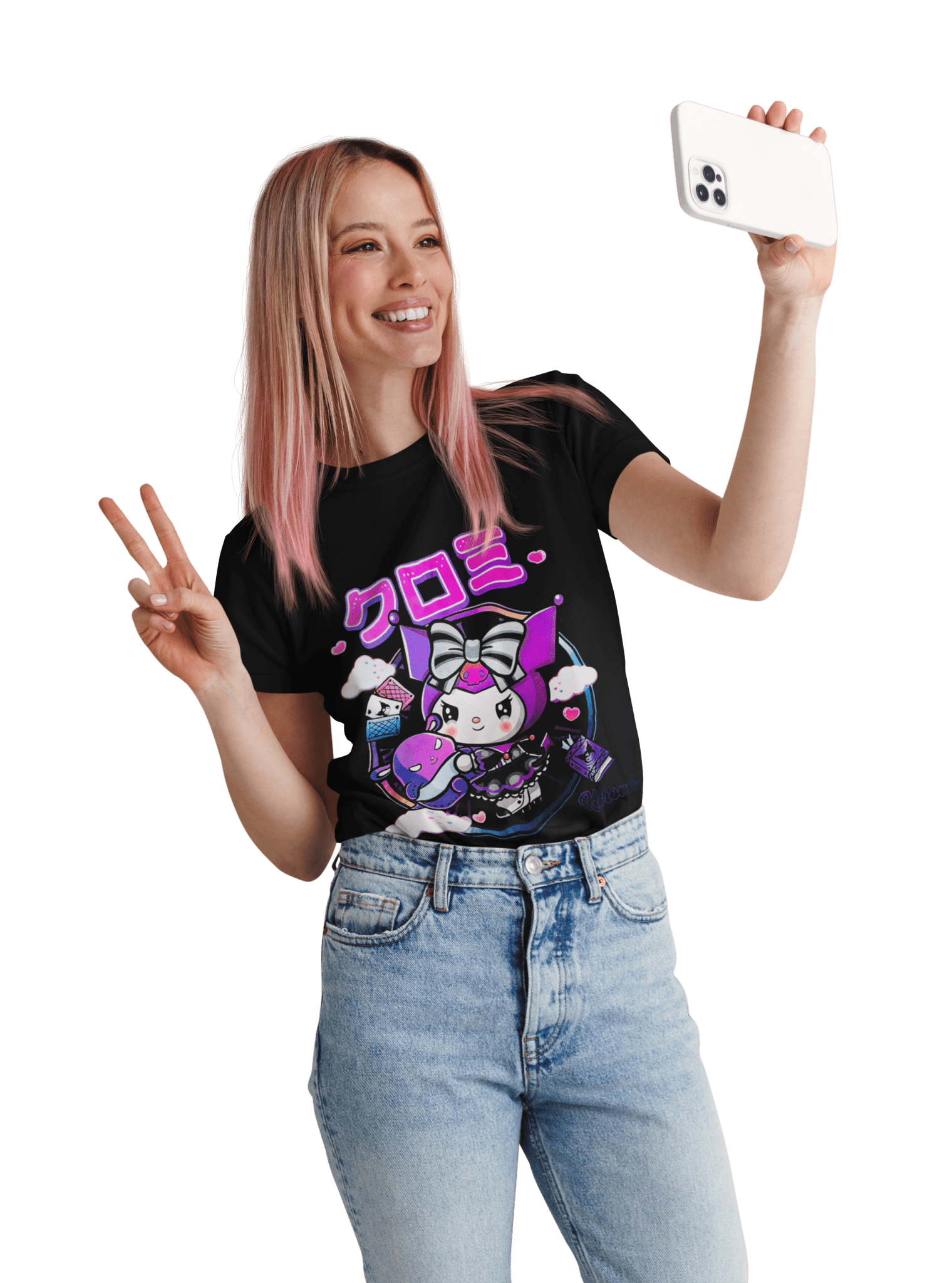 polera kuromi y sus amigos - amplitudmodulada