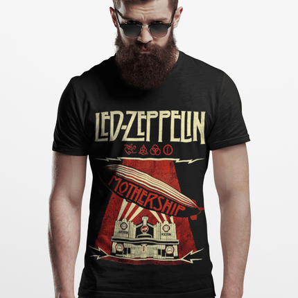 Polera Led Zeppeling Mothership - amplitudmodulada